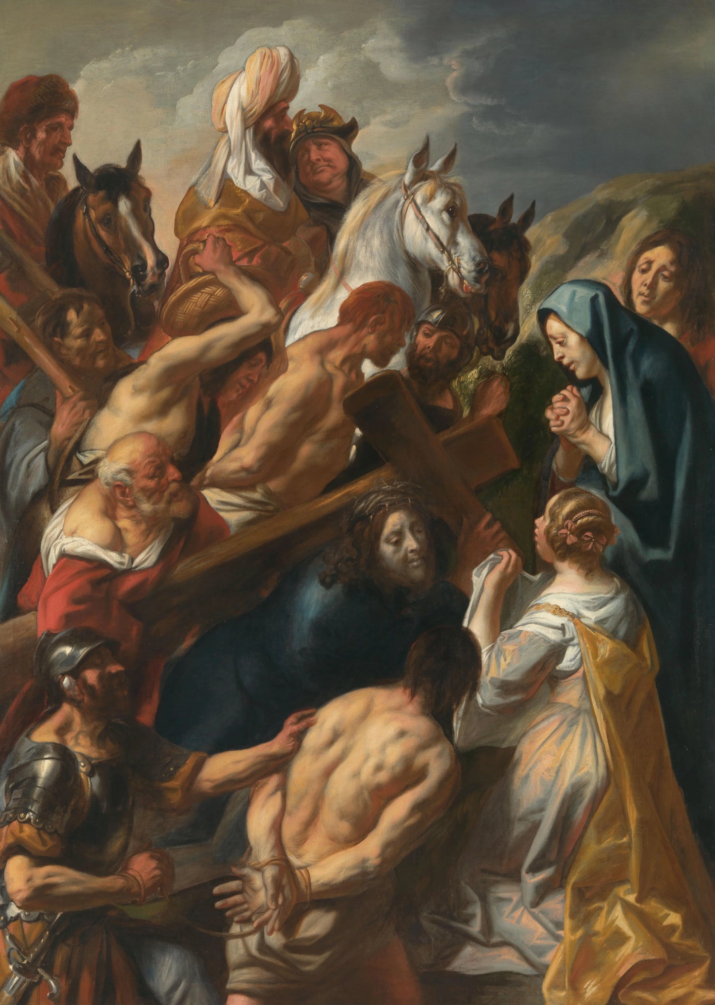 Christ on the Way to Calvary – Jacques Jordaens Vintage Cityscape Art Print | Wall Art Poster