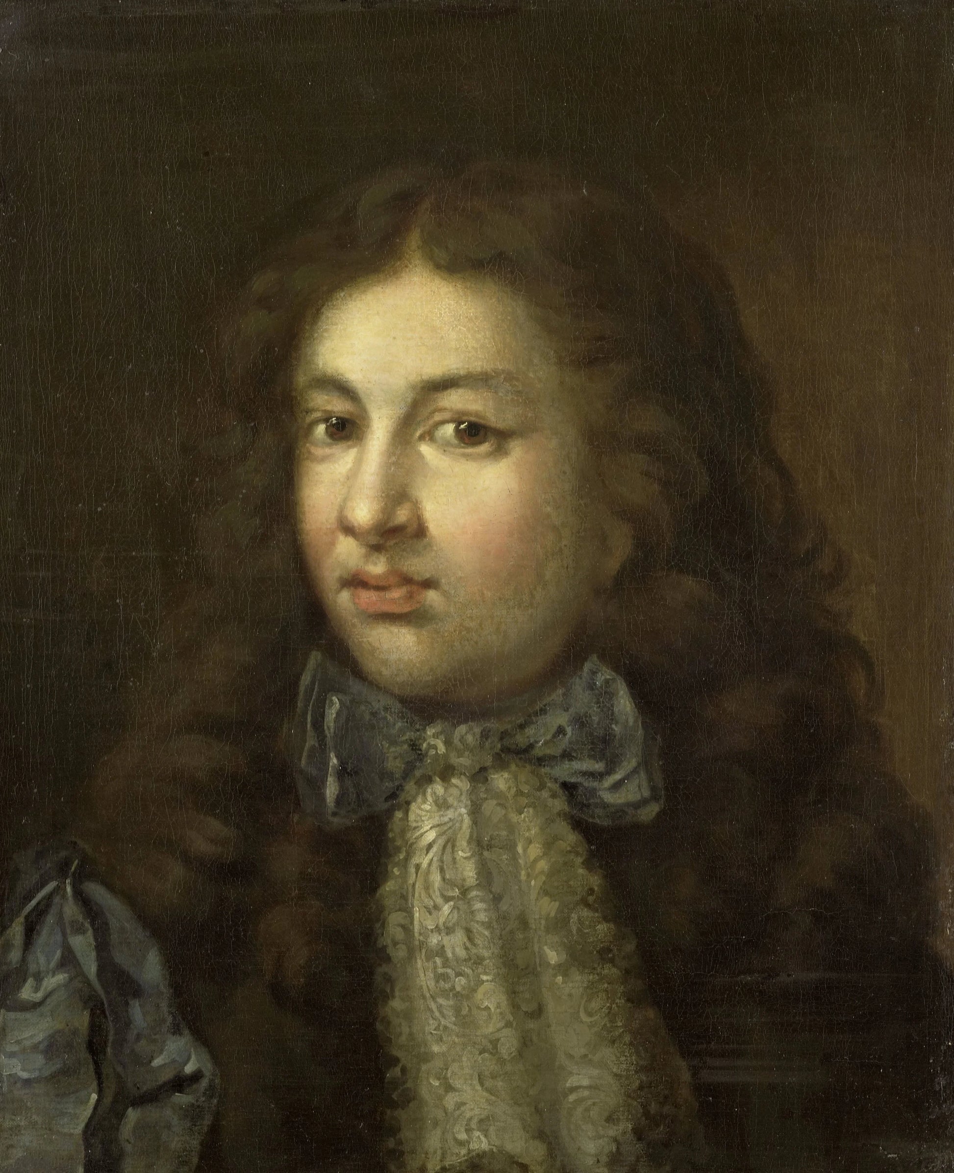 Portrait of Thedoor Netscher (1661-1728), the Artist's Oldest Son – Caspar Netscher Vintage Self-Portrait Art Print | Wall Art Poster