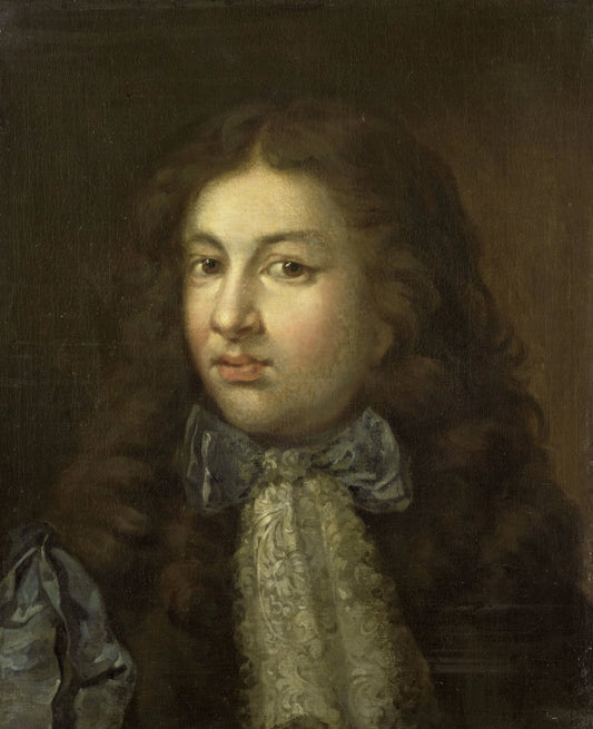 Portrait of Thedoor Netscher (1661-1728), the Artist's Oldest Son – Caspar Netscher Vintage Self-Portrait Art Print | Wall Art Poster