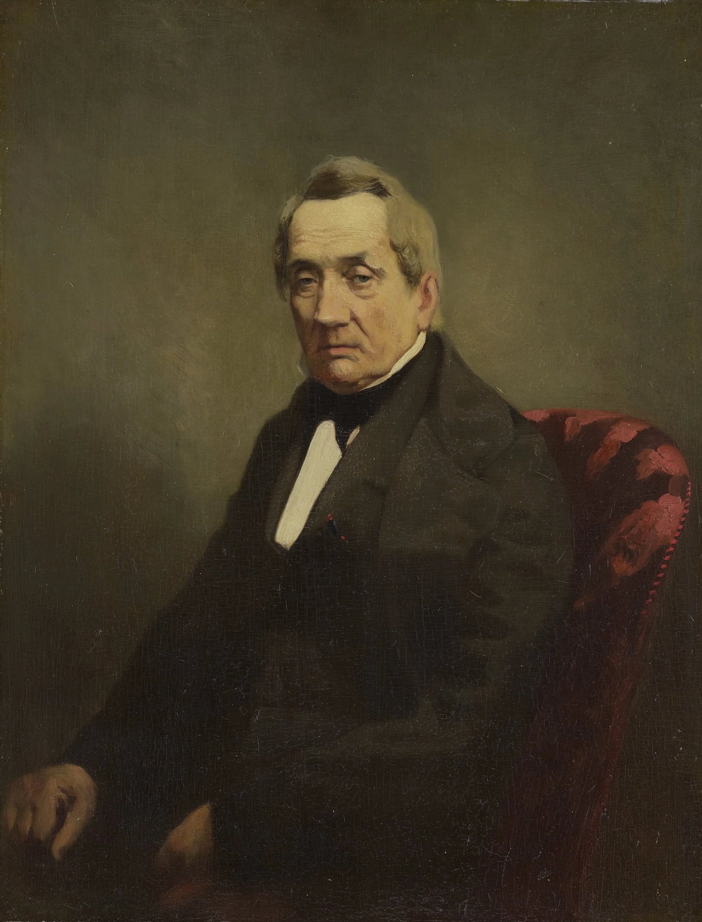 Portrait of J C de Brunett, Consul-General of Russia to Amsterdam – anoniem Vintage Portrait Art Print | Wall Art Poster