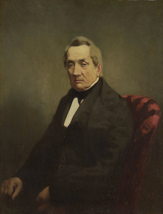 Portrait of J C de Brunett, Consul-General of Russia to Amsterdam – anoniem Vintage Portrait Art Print | Wall Art Poster