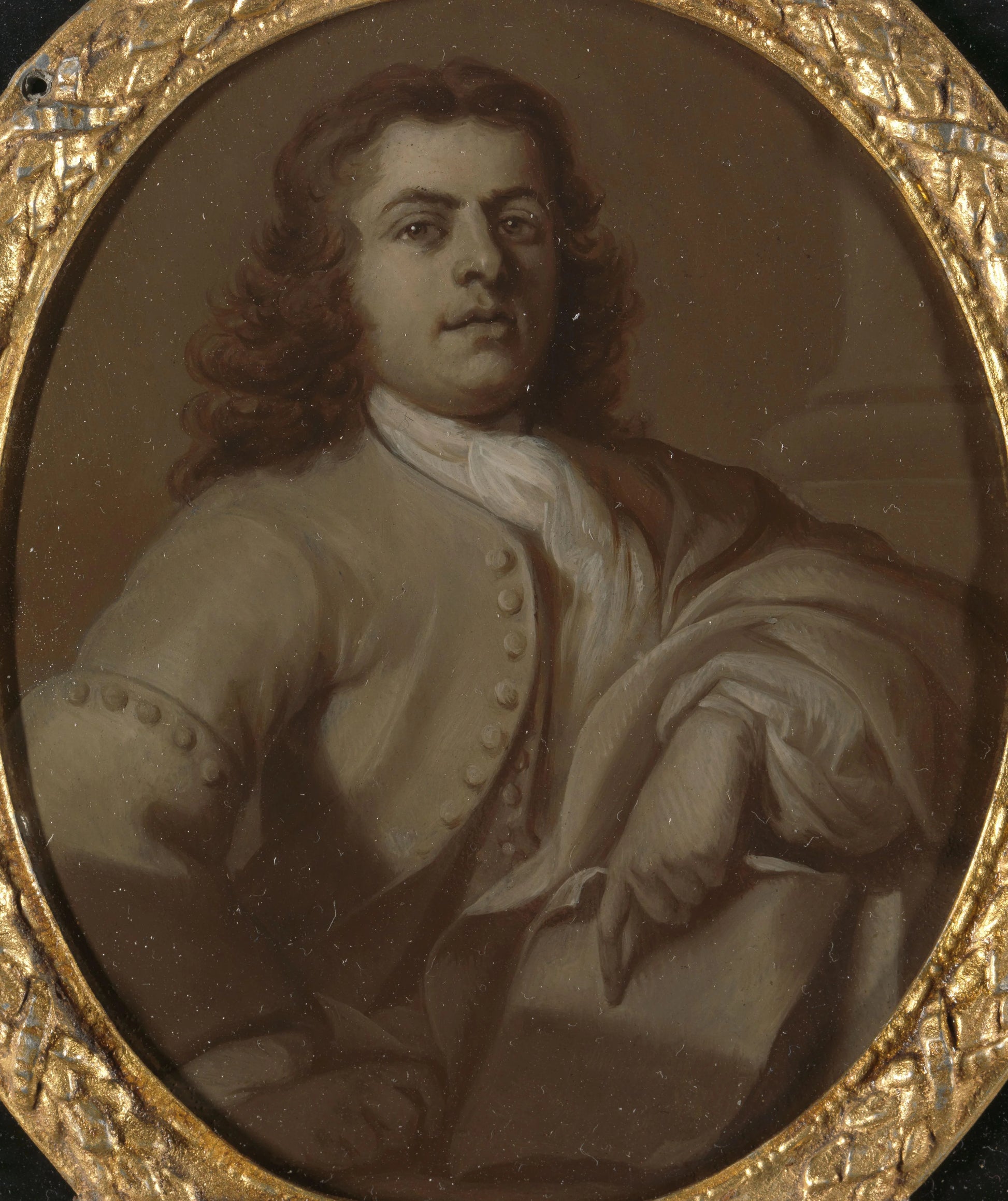 Portrait of Adriaan van der Vliet (1707-77), Poet in Rotterdam – Dionys van Nijmegen Vintage Portrait Art Print | Wall Art Poster