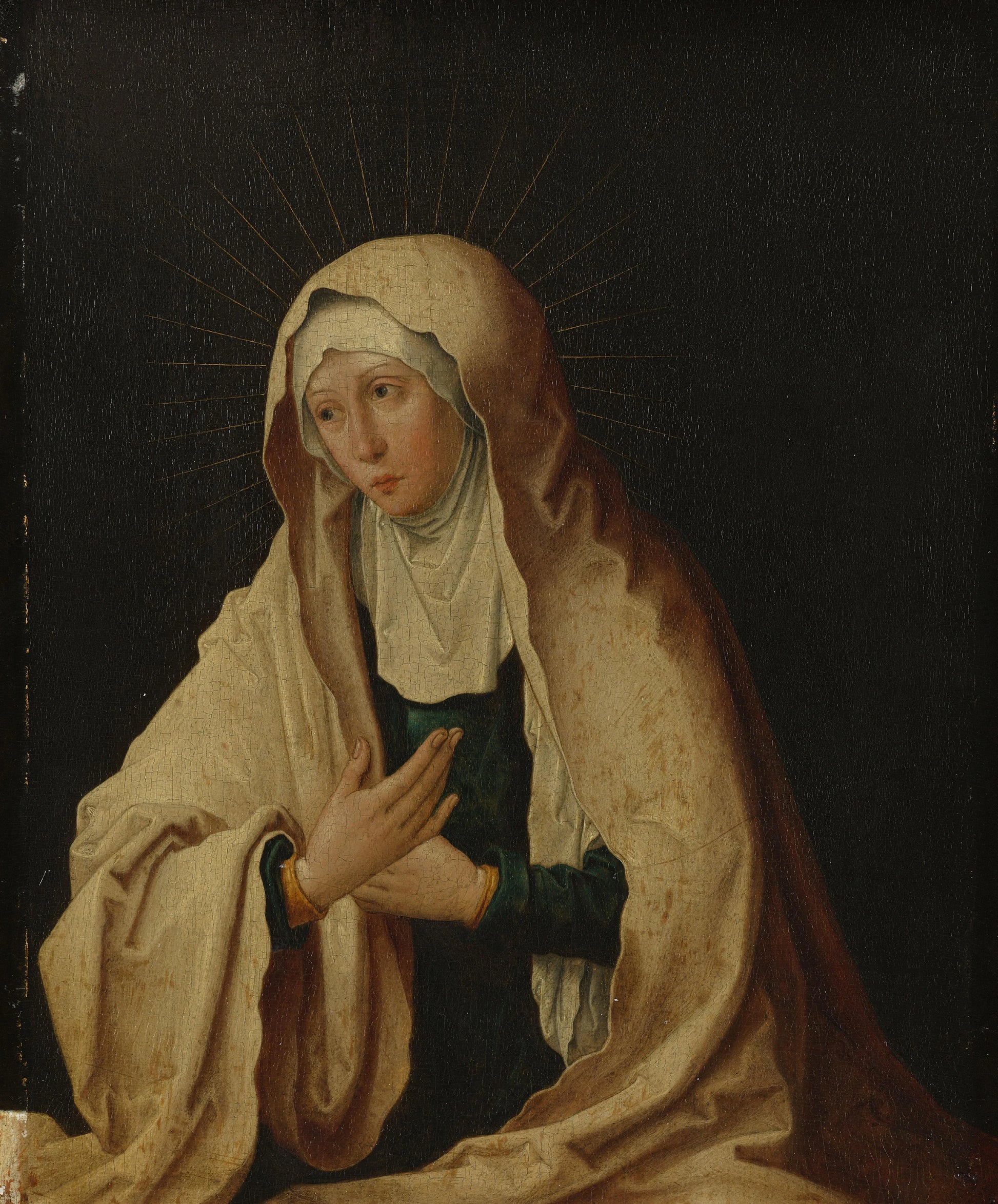 Virgin Mary – copy after Lucas van Leyden Vintage Art Print | Wall Art Poster