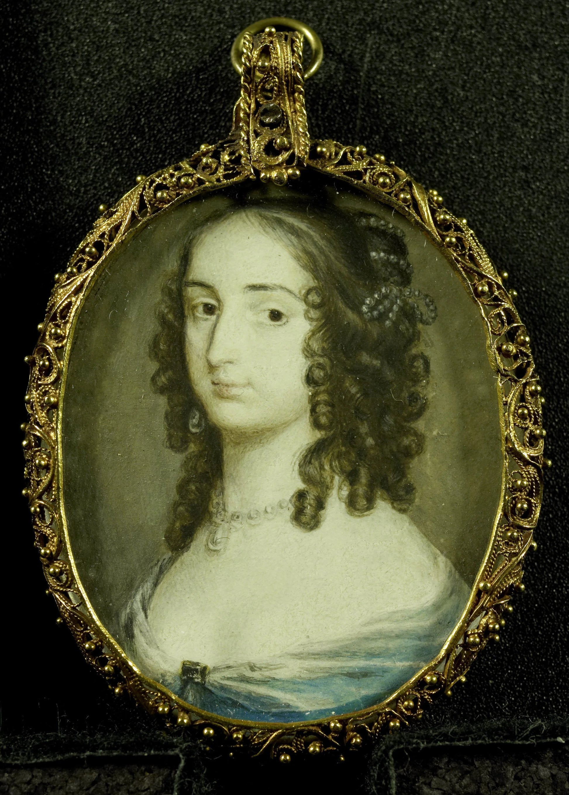 Portrait of Elizabeth (1618-80), Countess Palatine. Daughter of Frederik V, King of Bohemia, called the 'Winter King' – Alexander Cooper Vintage Portrait Art Print | Wall Art Poster