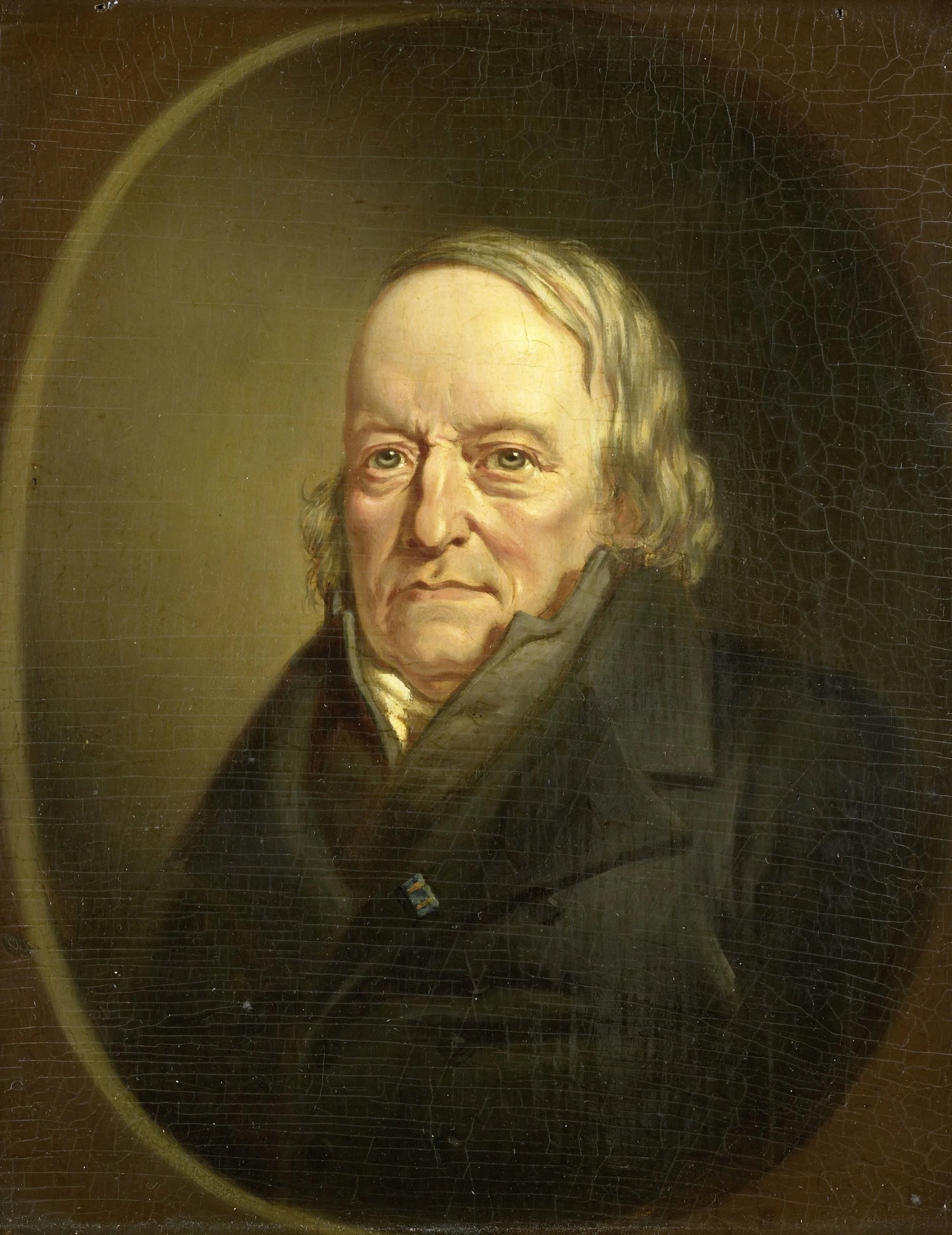 Portrait of Johannes Kinker, Poet and Philosopher, Professor at Liège – Jan Cornelis van Rossum Vintage Portrait Art Print | Wall Art Poster