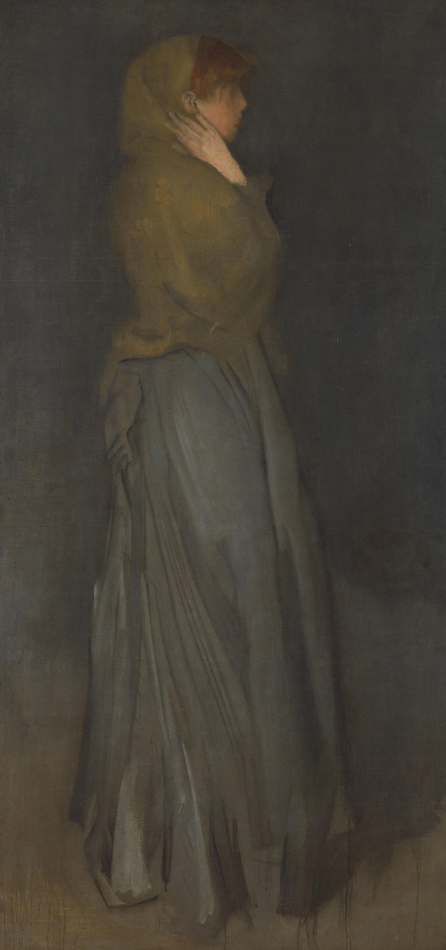 ‘Arrangement in Yellow and Gray’: Effie Deans – James Abbott McNeill Whistler Vintage Art Print | Wall Art Poster