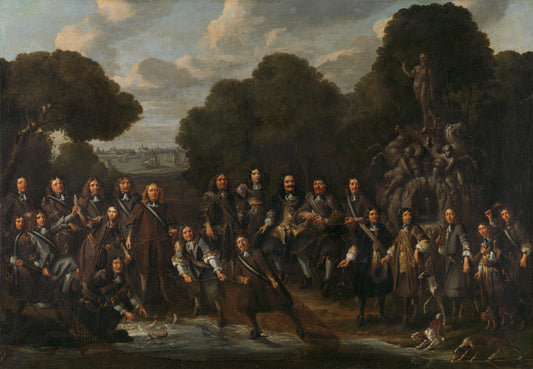 Allegory of the Revival of the Dutch Herring Fishery after the Second Anglo-Dutch War (1665-67) – toegeschreven aan Willem Eversdijck Vintage Art Print | Wall Art Poster