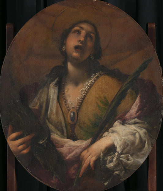 Saint Catherine – Francesco Montelatici Vintage Art Print | Wall Art Poster