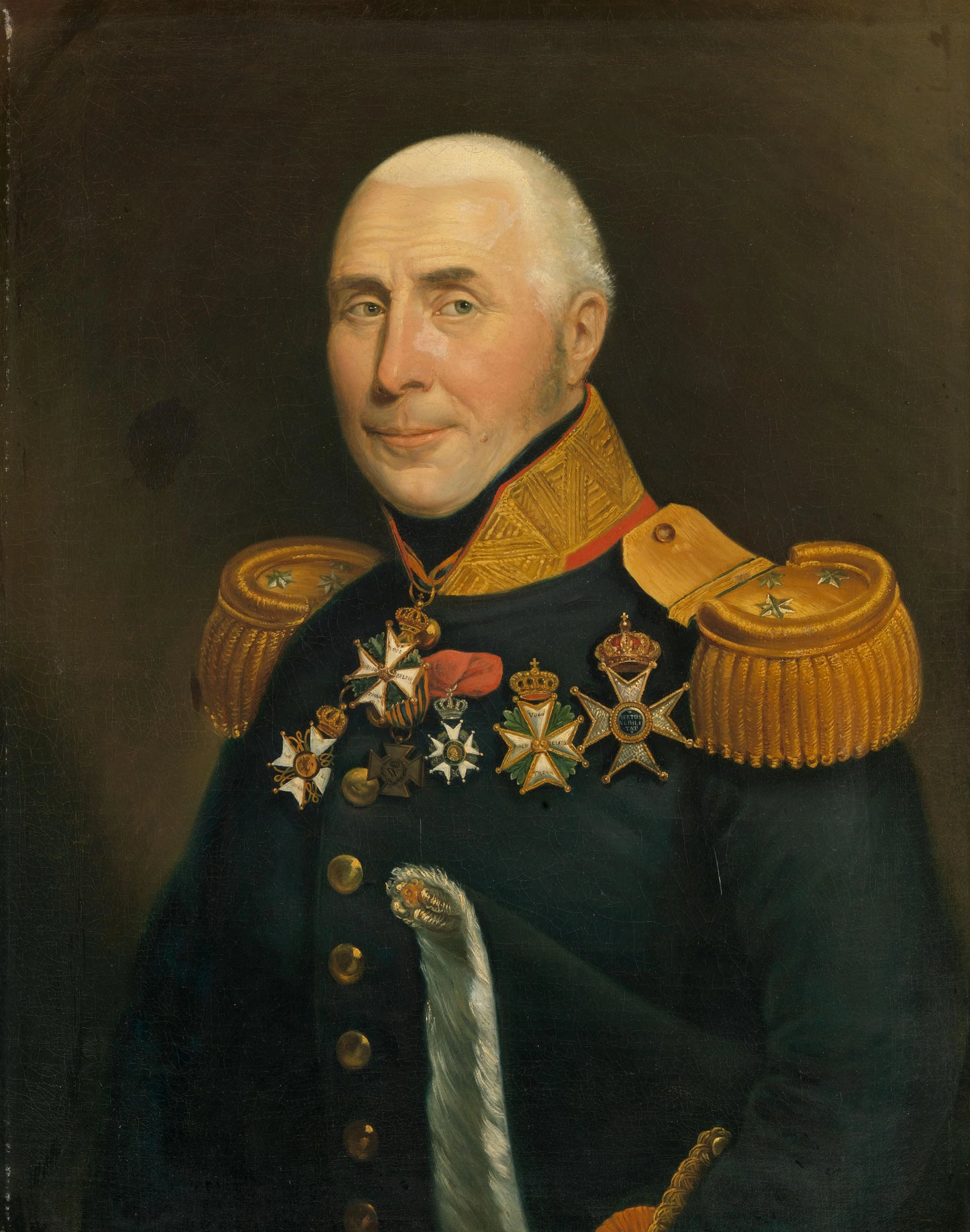 Gijsbertus Martinus Cort Heyligers (1770-1849). Lieutenant General in the Infantery – Jan Kieft Vintage Portrait Art Print | Wall Art Poster