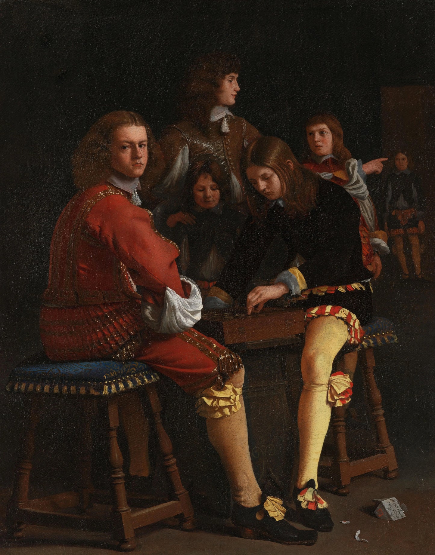 The Draughts Players – Michael Sweerts Vintage Art Print | Wall Art Poster