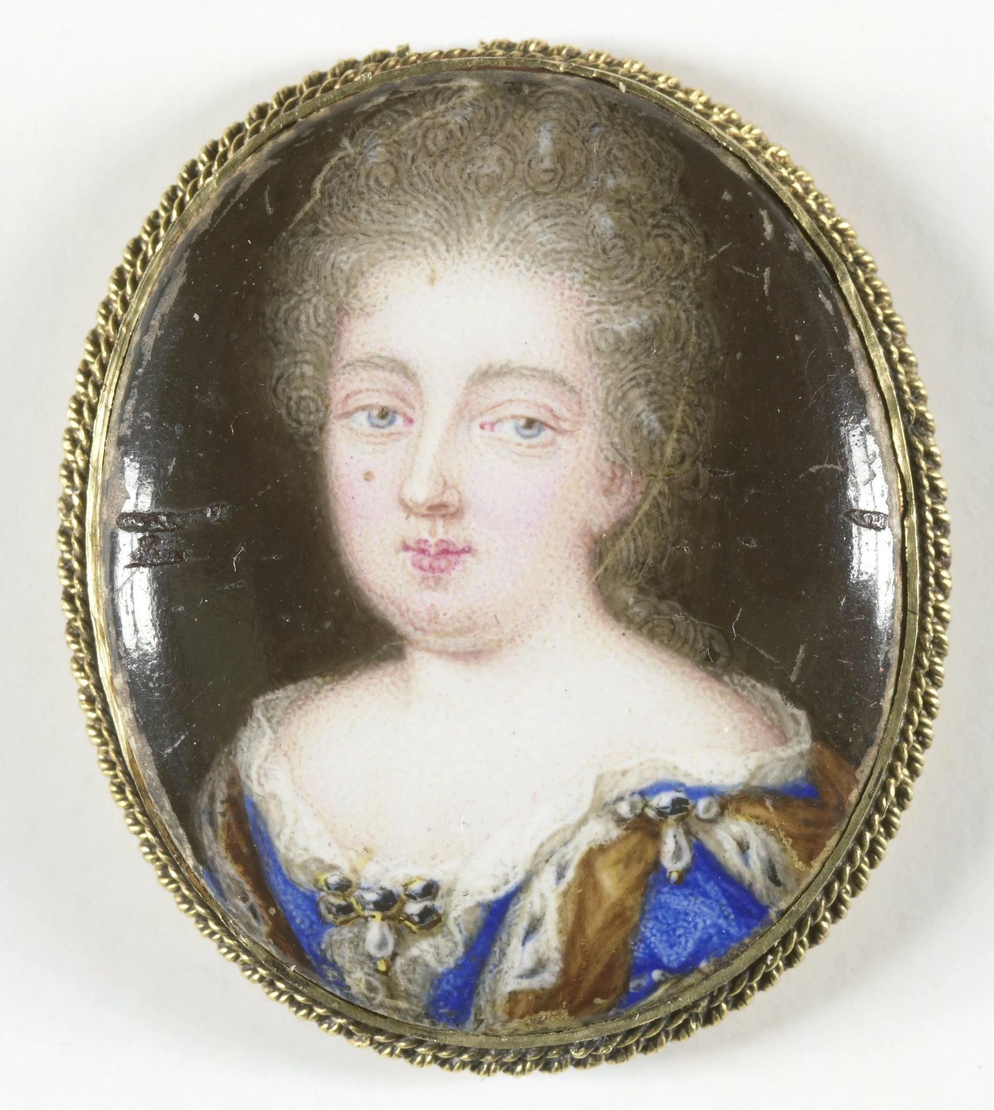 Portrait of Sophie Charlotte of Hanover (1668-1705). Wife of Frederik I of Prussia – Pierre Huaud (II) Vintage Portrait Art Print | Wall Art Poster