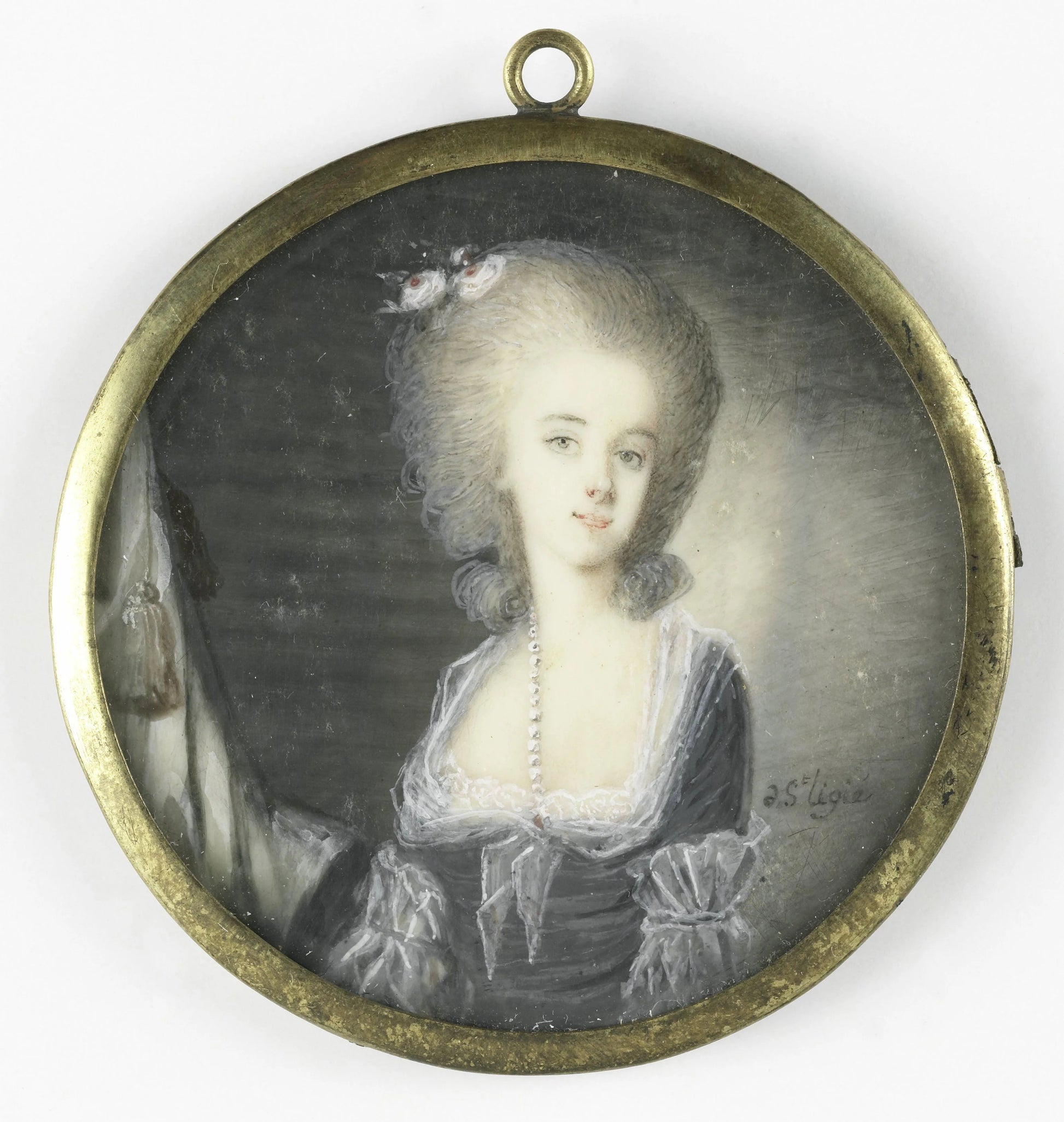 Frederica Louisa Wilhelmina (1770-1819). Prinses van Oranje-Nassau. Dochter van Willem V en Wilhelmina van Pruisen – De Saint-Ligié Vintage Art Print | Wall Art Poster