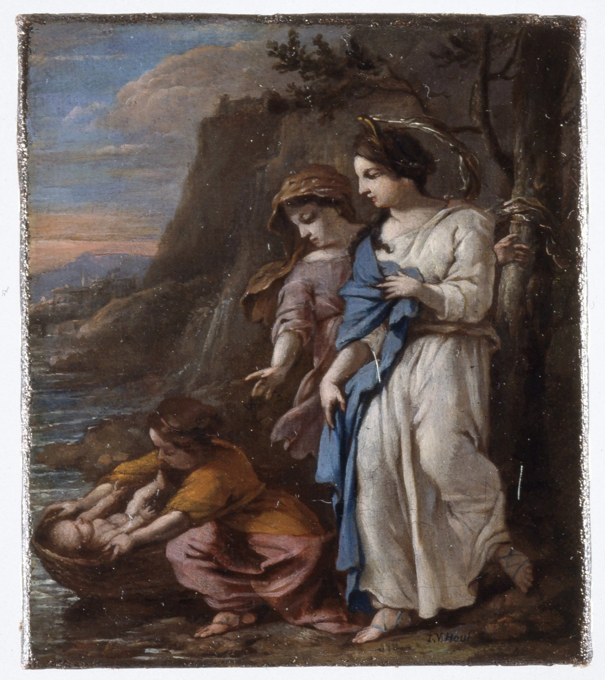 Finding of Moses – Johannes Voorhout (I) Vintage Art Print | Wall Art Poster