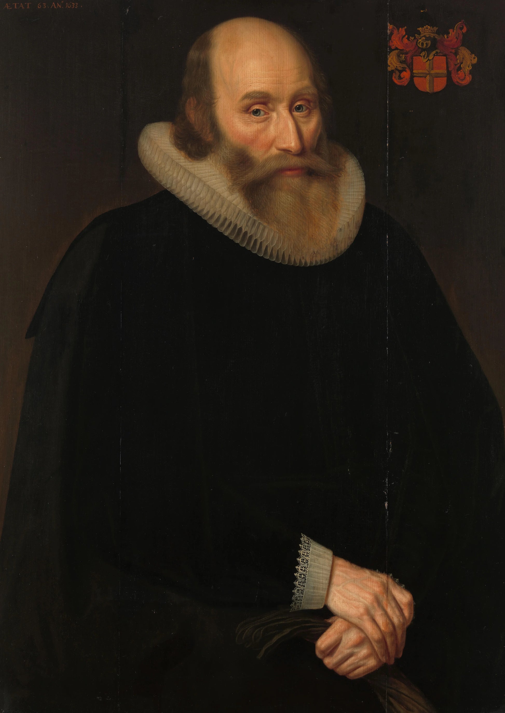 Portrait of Antonius Antonides van der Linden, Physician in Amsterdam – Hendrik Meerman Vintage Portrait Art Print | Wall Art Poster