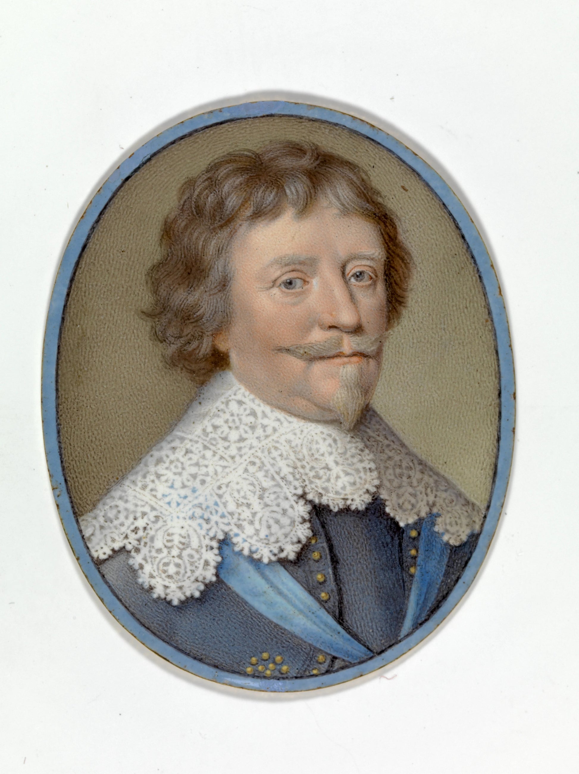 Frederick Henry (1584-1647), Prince of Orange – Henri Toutin Vintage Portrait Art Print | Wall Art Poster