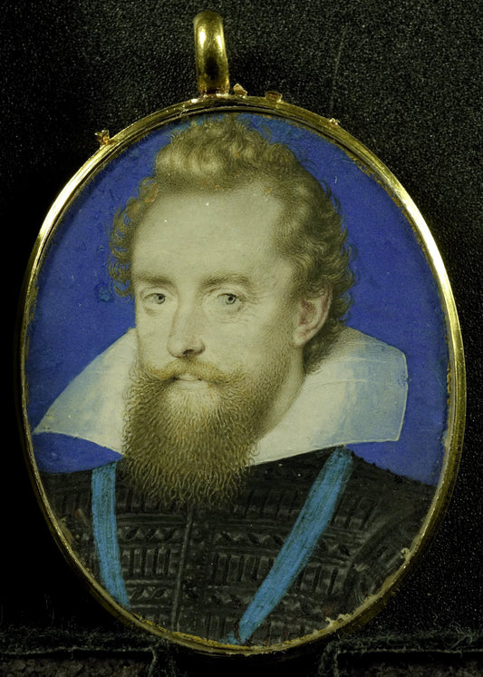 Ludovic Stuart (1574-1623/1624), eerste hertog van Richmond en tweede hertog van Lennox of Thomas Howard (1561-1628), graaf van Suffolk – Isaac Oliver Vintage Art Print | Wall Art Poster