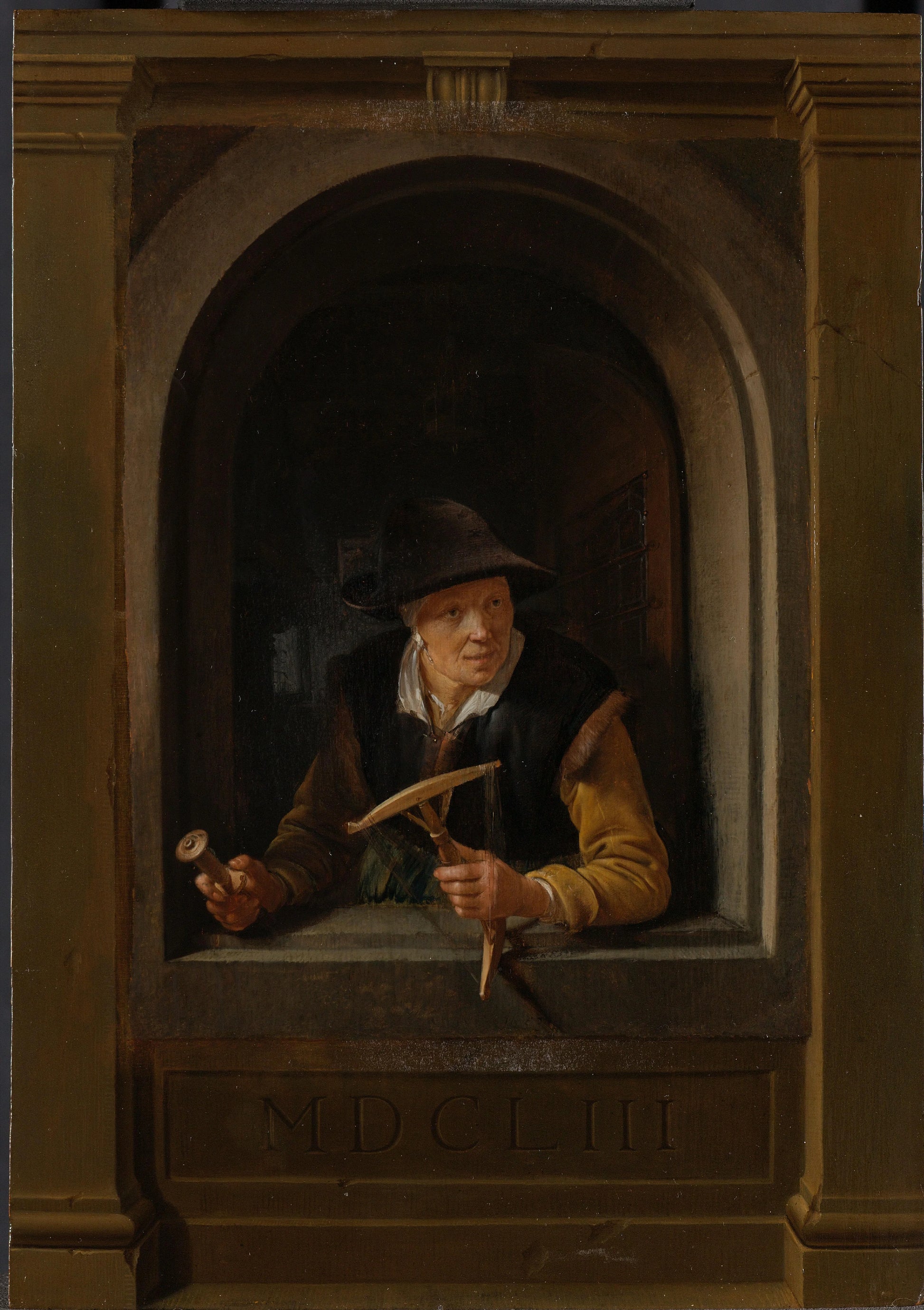A Fisherman's Wife – Gerrit Dou Vintage Art Print | Wall Art Poster
