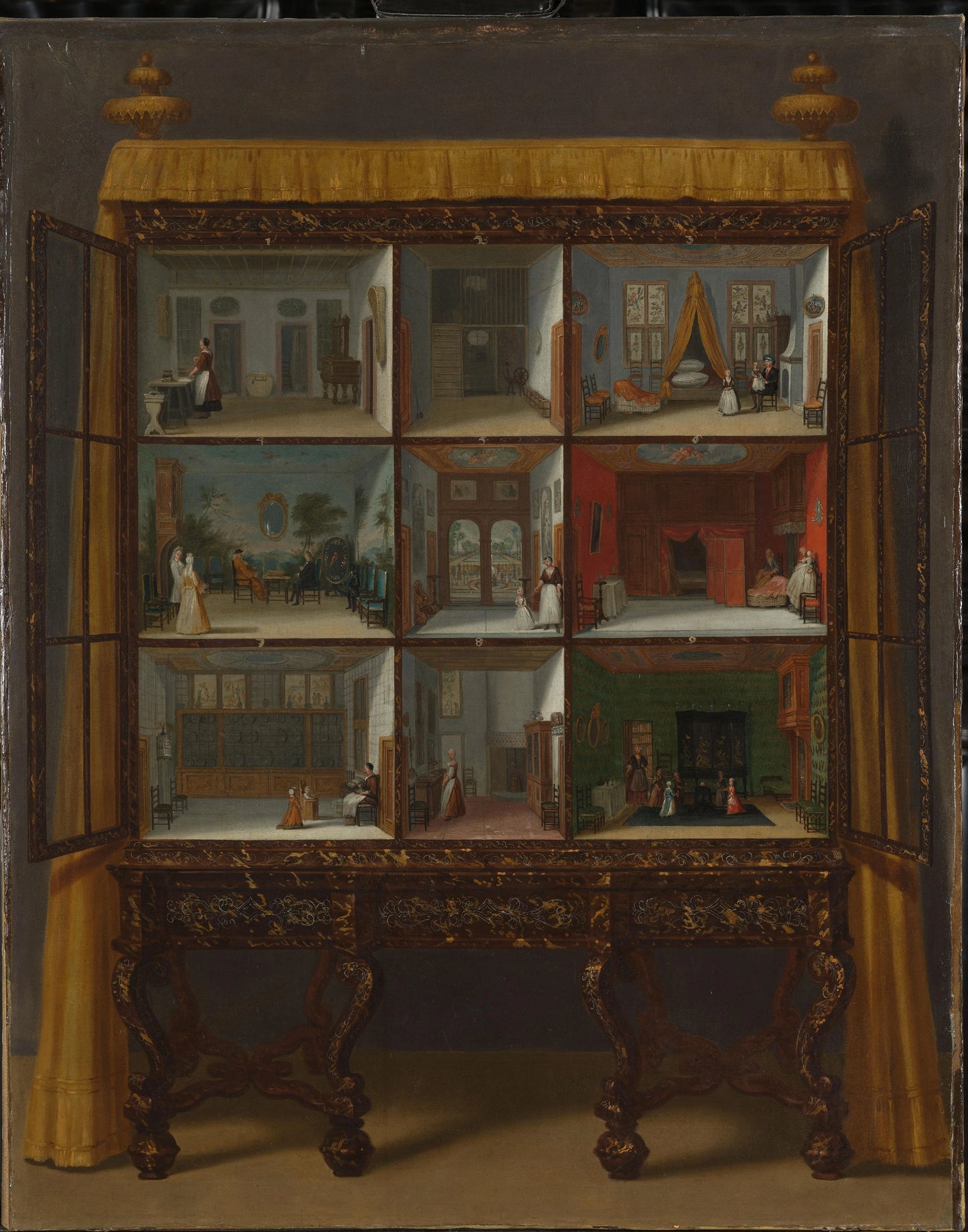 Doll’s House of Petronella Oortman – Jacob Appel (I) Vintage Art Print | Wall Art Poster