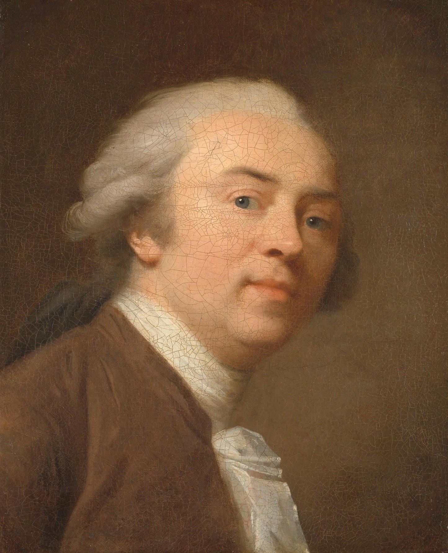 Self-Portrait – Johann Friedrich August Tischbein (vermeld op object) Vintage Self-Portrait Art Print | Wall Art Poster