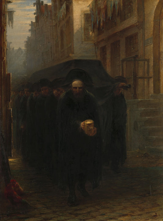 A Jewish Funeral – Hein Burgers Vintage Art Print | Wall Art Poster