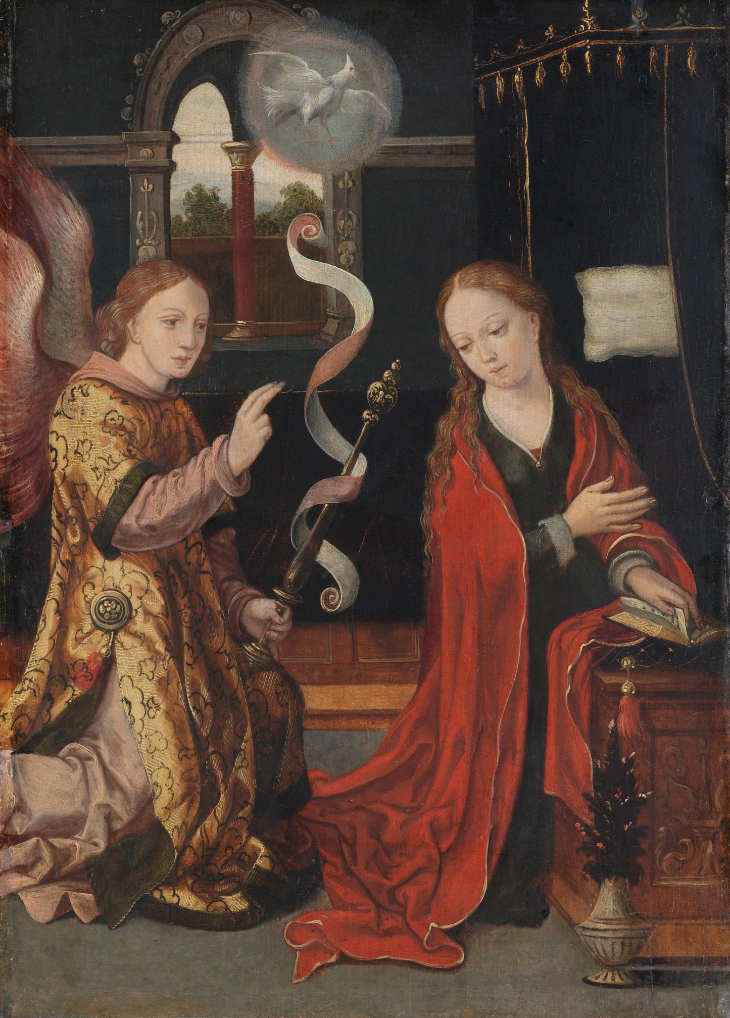 The Annunciation – anonymous Vintage Art Print | Wall Art Poster