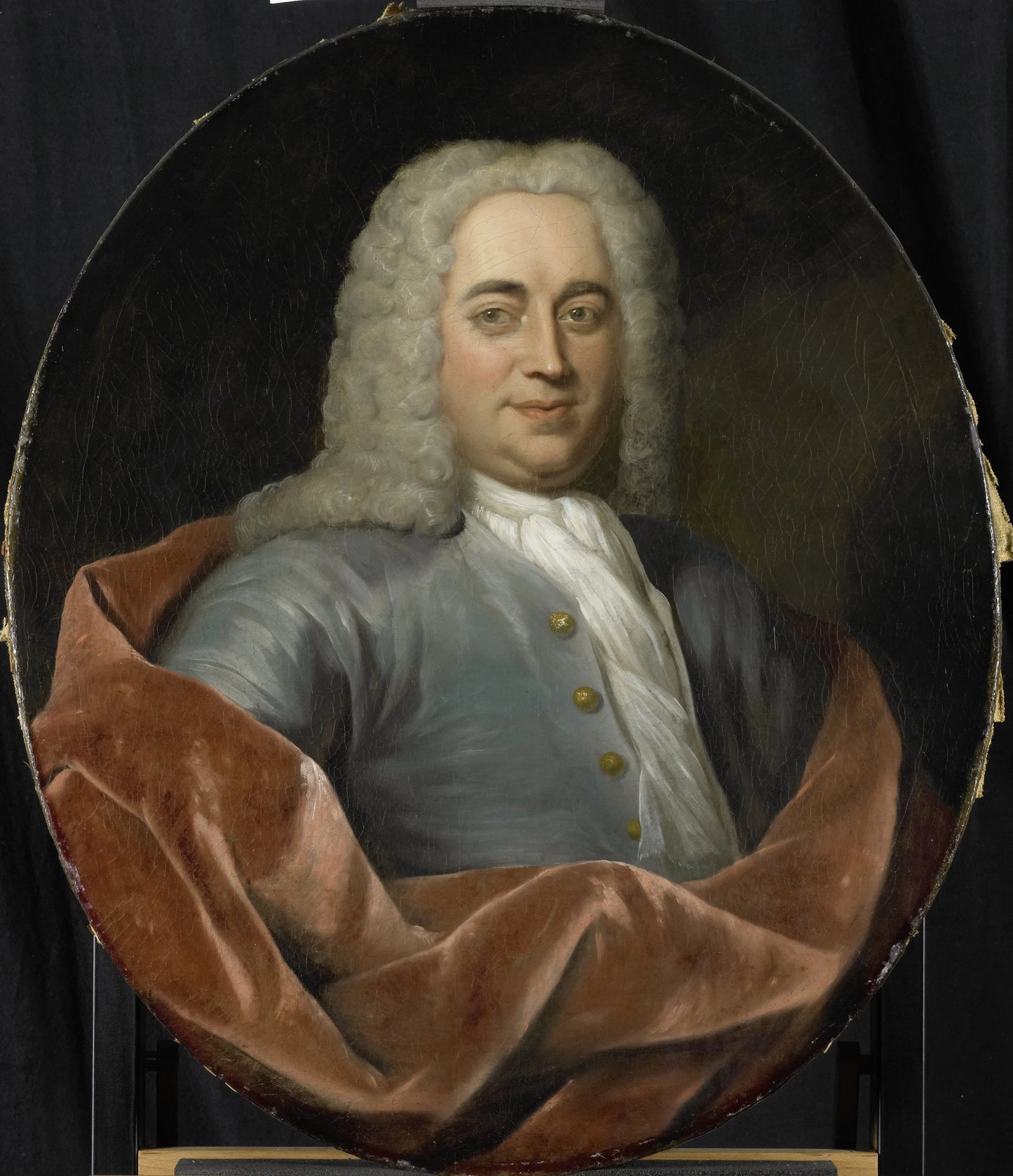 Portrait of Walter Senserff, Director of the Rotterdam Chamber of the Dutch East India Company, elected 1731 – Jan Maurits Quinkhard Vintage Portrait Art Print | Wall Art Poster