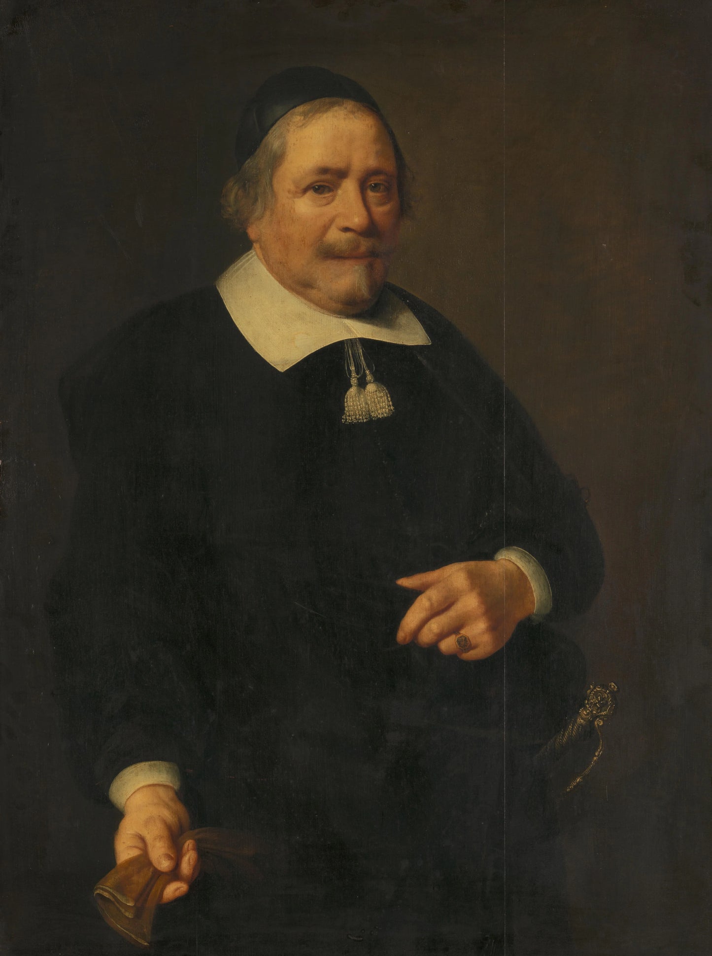 Portrait of a Man, presumably Willem Cornelisz. van Velden (1603-63) – anonymous Vintage Portrait Art Print | Wall Art Poster