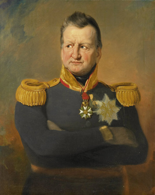 Portrait of Baron David Hendrik Chassé, Lieutenant-General – Jan Willem Pieneman Vintage Portrait Art Print | Wall Art Poster