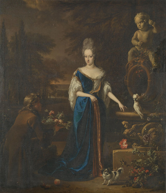 Portrait of Maria Cornelisz, Wife of Silvester van Tongeren – Jan Weenix Vintage Portrait Art Print | Wall Art Poster