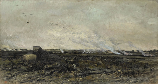 October – Charles-François Daubigny Vintage Landscape Art Print | Wall Art Poster