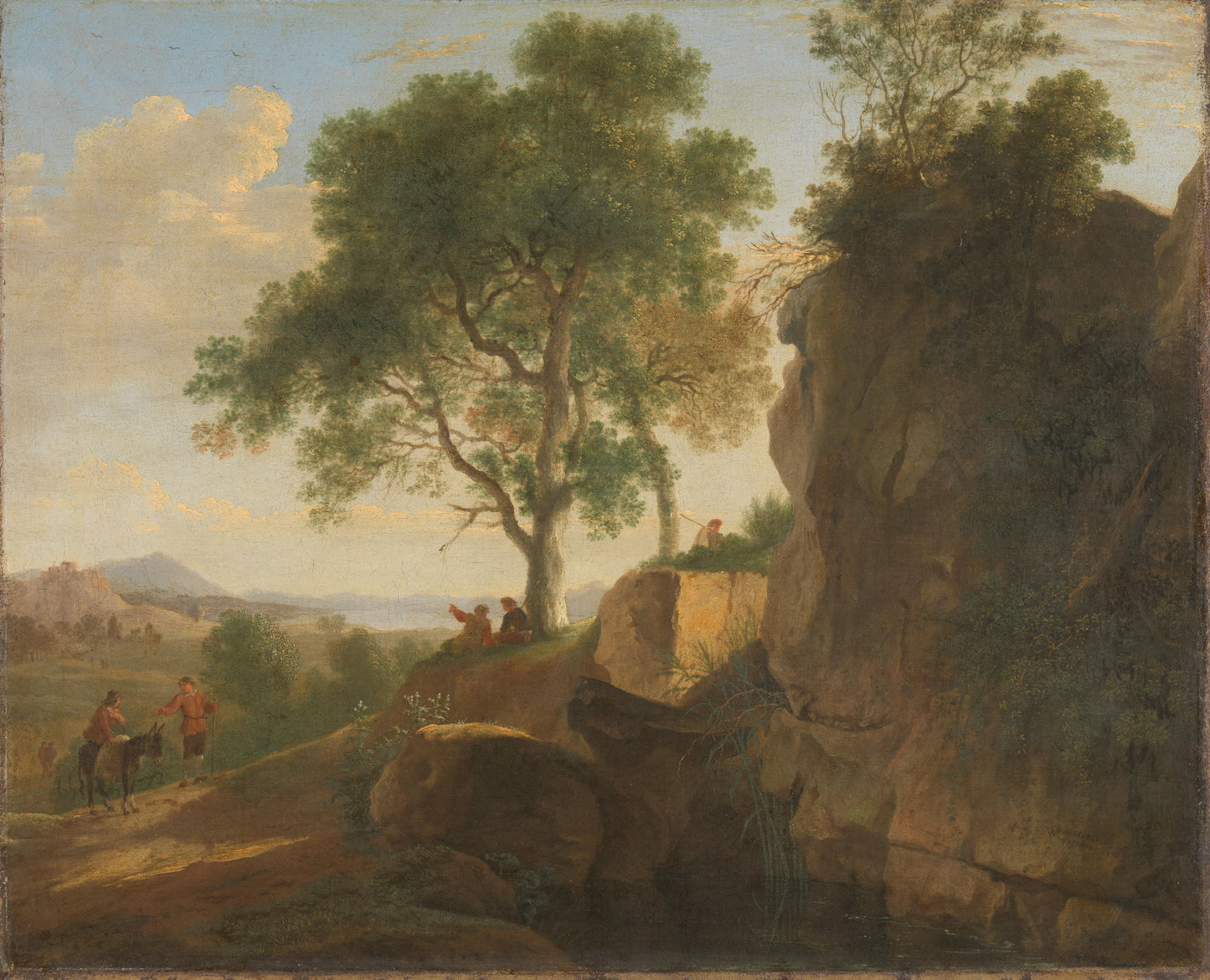 Italian landscape – Herman van Swanevelt Vintage Landscape Art Print | Wall Art Poster