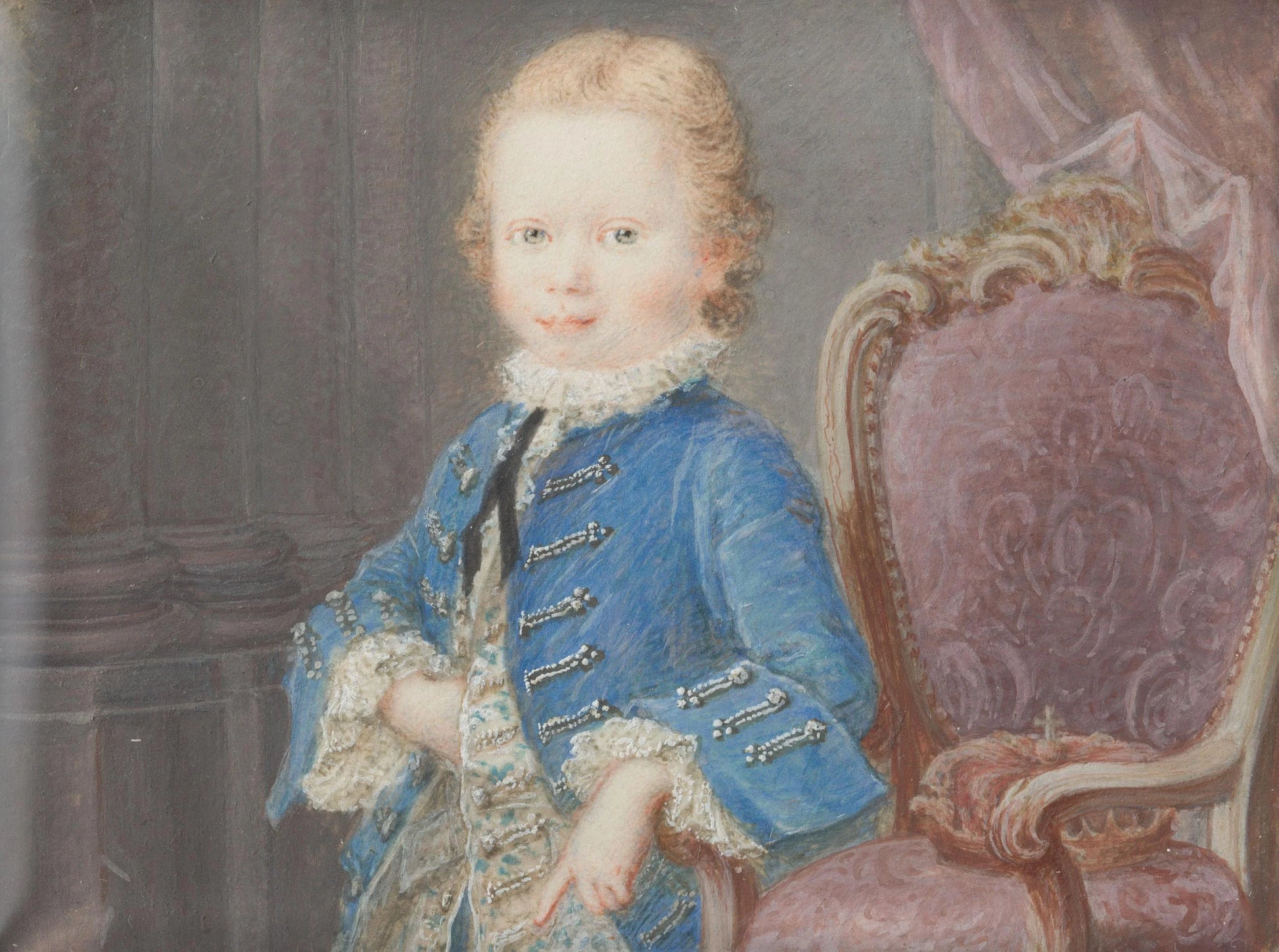 Willem V (1748-1806), prins van Oranje-Nassau, als kind – Robert Mussard Vintage Art Print | Wall Art Poster