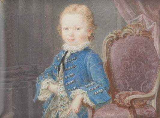 Willem V (1748-1806), prins van Oranje-Nassau, als kind – Robert Mussard Vintage Art Print | Wall Art Poster