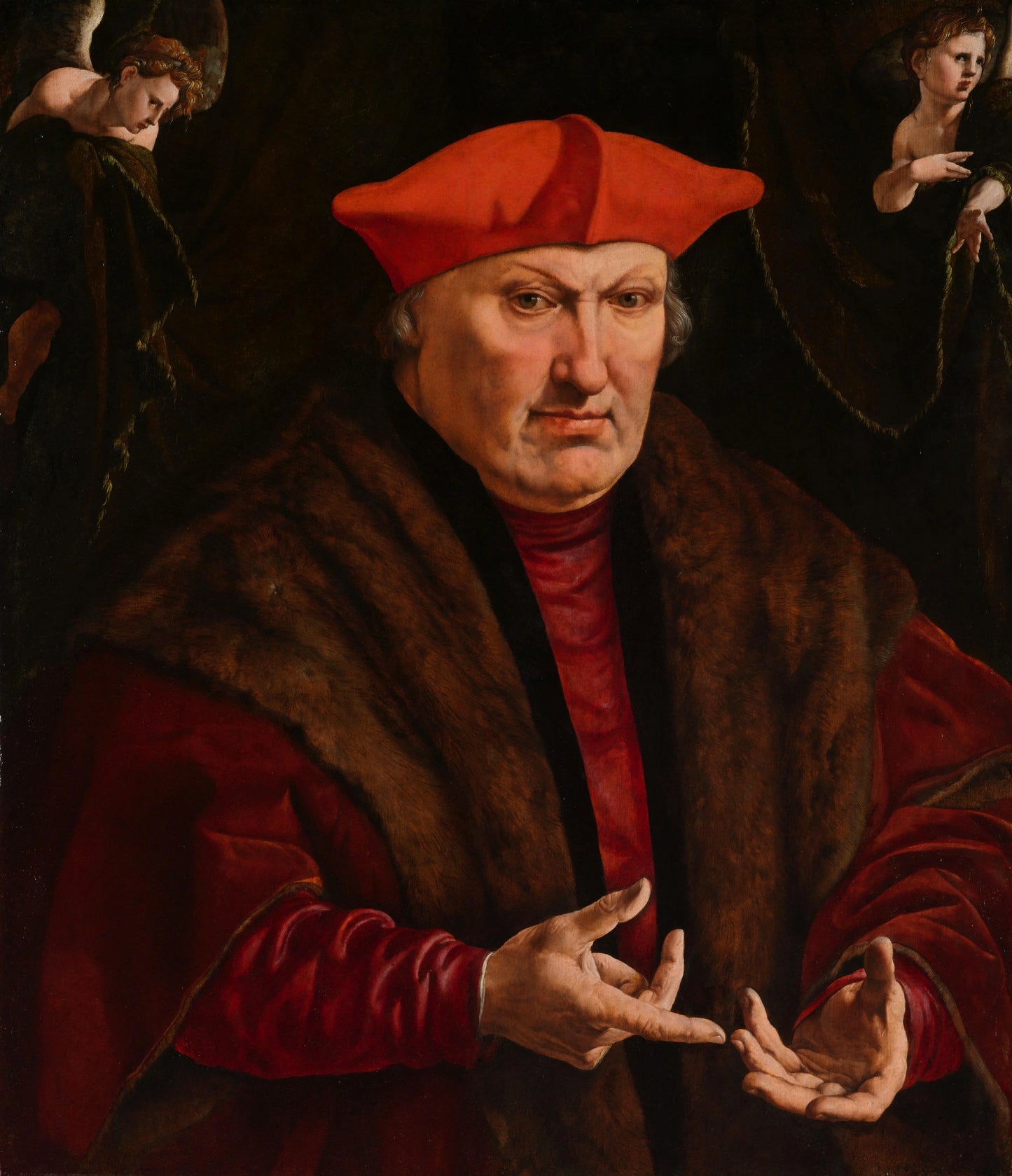 Portrait of Erard de la Marck – Jan Cornelisz Vermeyen Vintage Portrait Art Print | Wall Art Poster