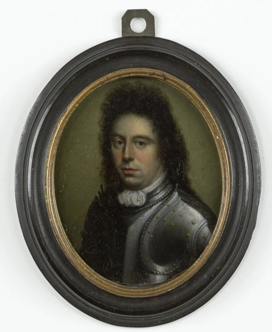 Portret van een officier – Monogrammist PP (schilder) Vintage Art Print | Wall Art Poster