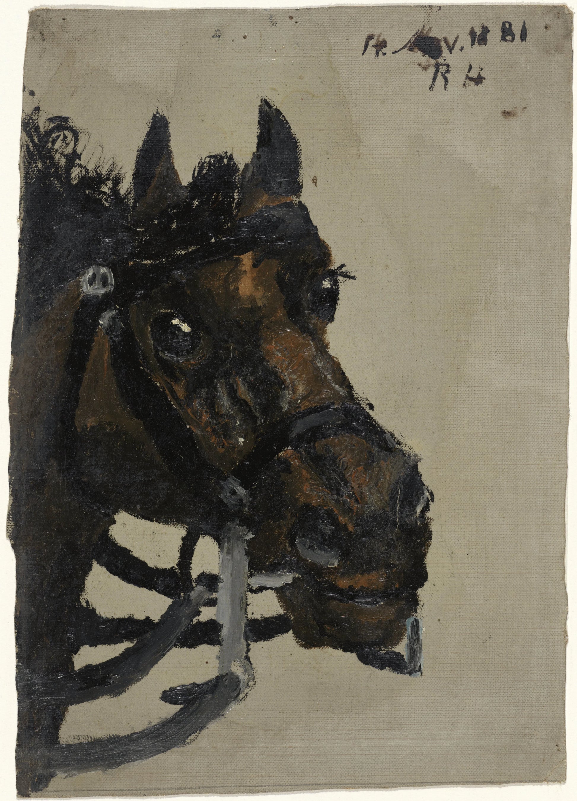 Paardekop – Richard Nicolaüs Roland Holst Vintage Art Print | Wall Art Poster