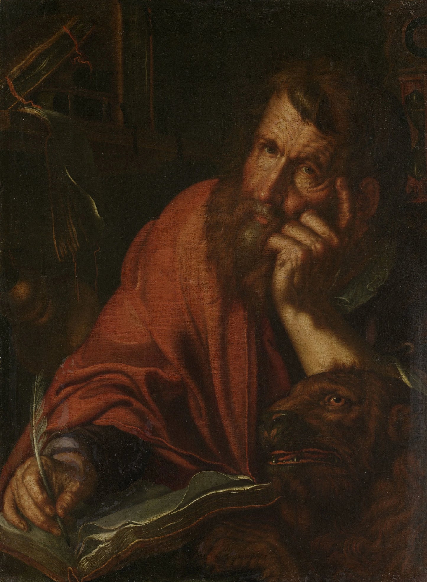 The Evangelist Saint Mark – Joachim Wtewael Vintage Art Print | Wall Art Poster