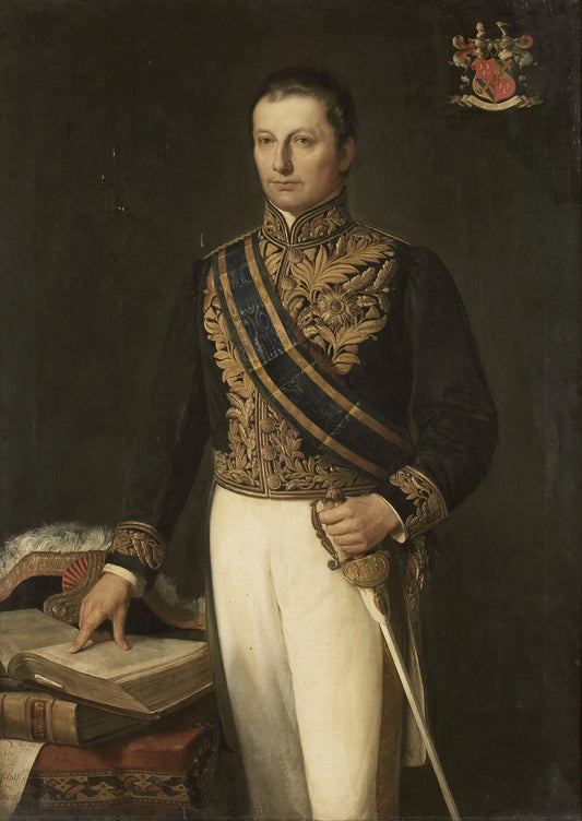 Cornelis Theodorus Elout (1767-1841). Commissaris-generaal (1816-19) – Andries van den Berg (mentioned on object) Vintage Portrait Art Print | Wall Art Poster