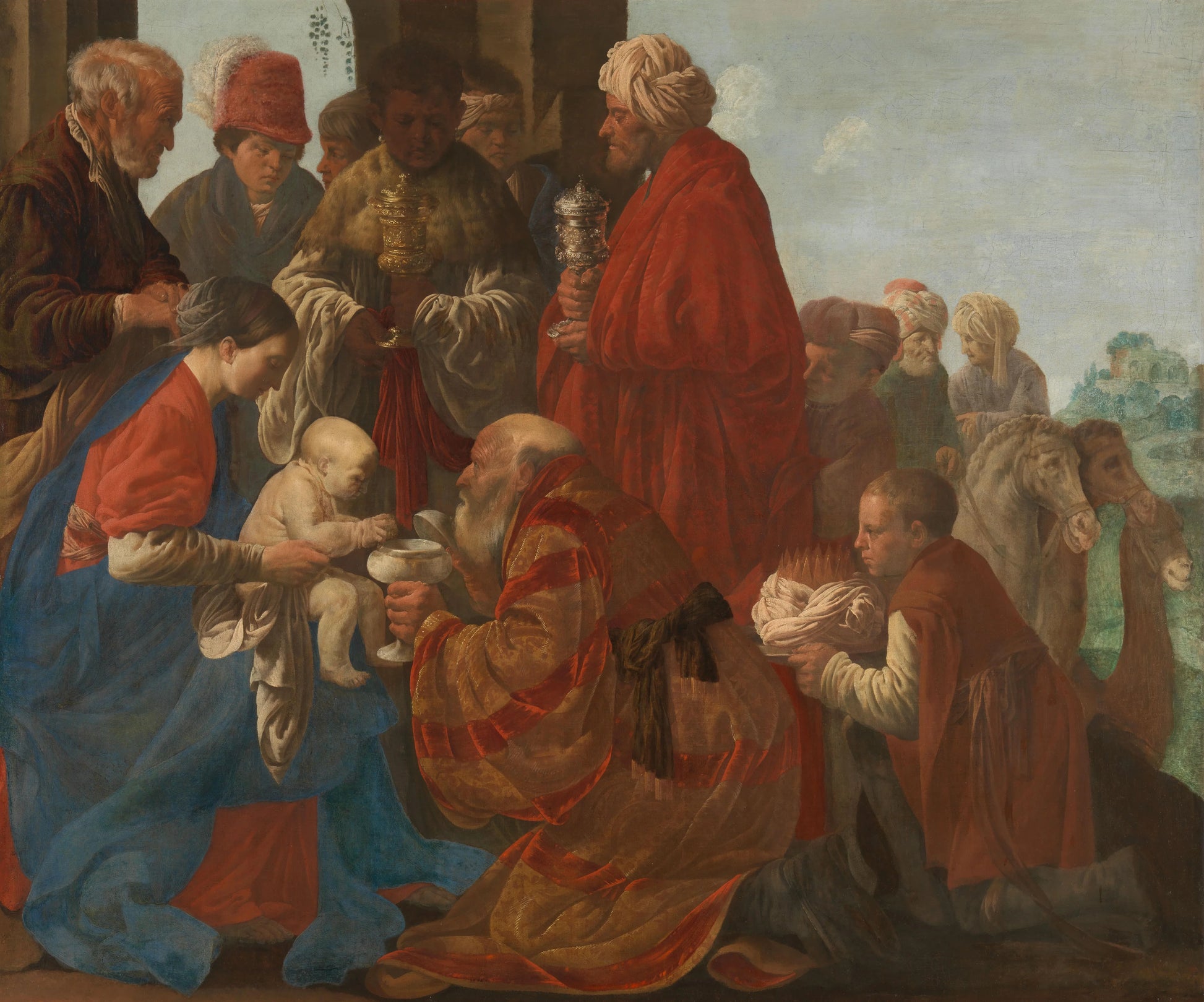The Adoration of the Magi – Hendrick ter Brugghen (eigenhandig gesigneerd) Vintage Art Print | Wall Art Poster