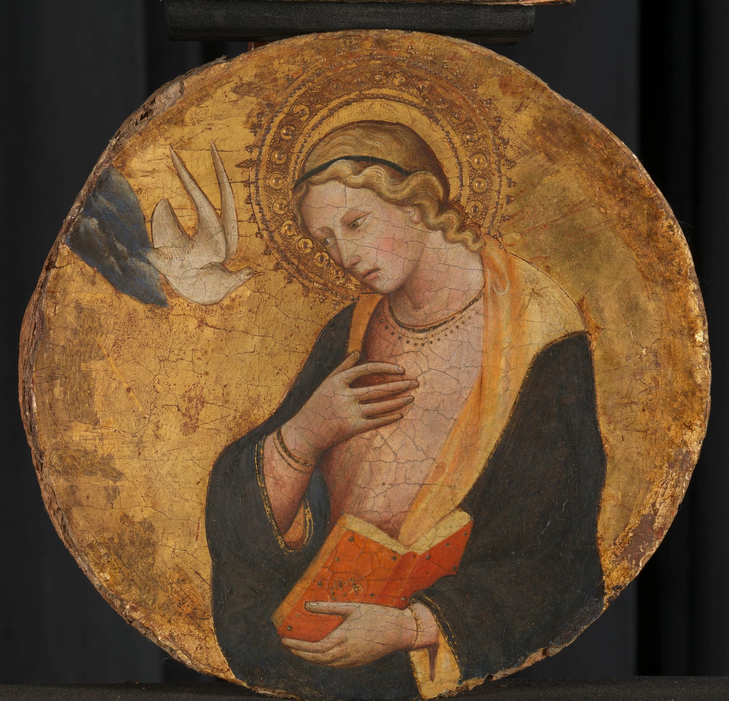 Virgin Annunciate – attributed to Lorenzo di Niccolò Vintage Art Print | Wall Art Poster