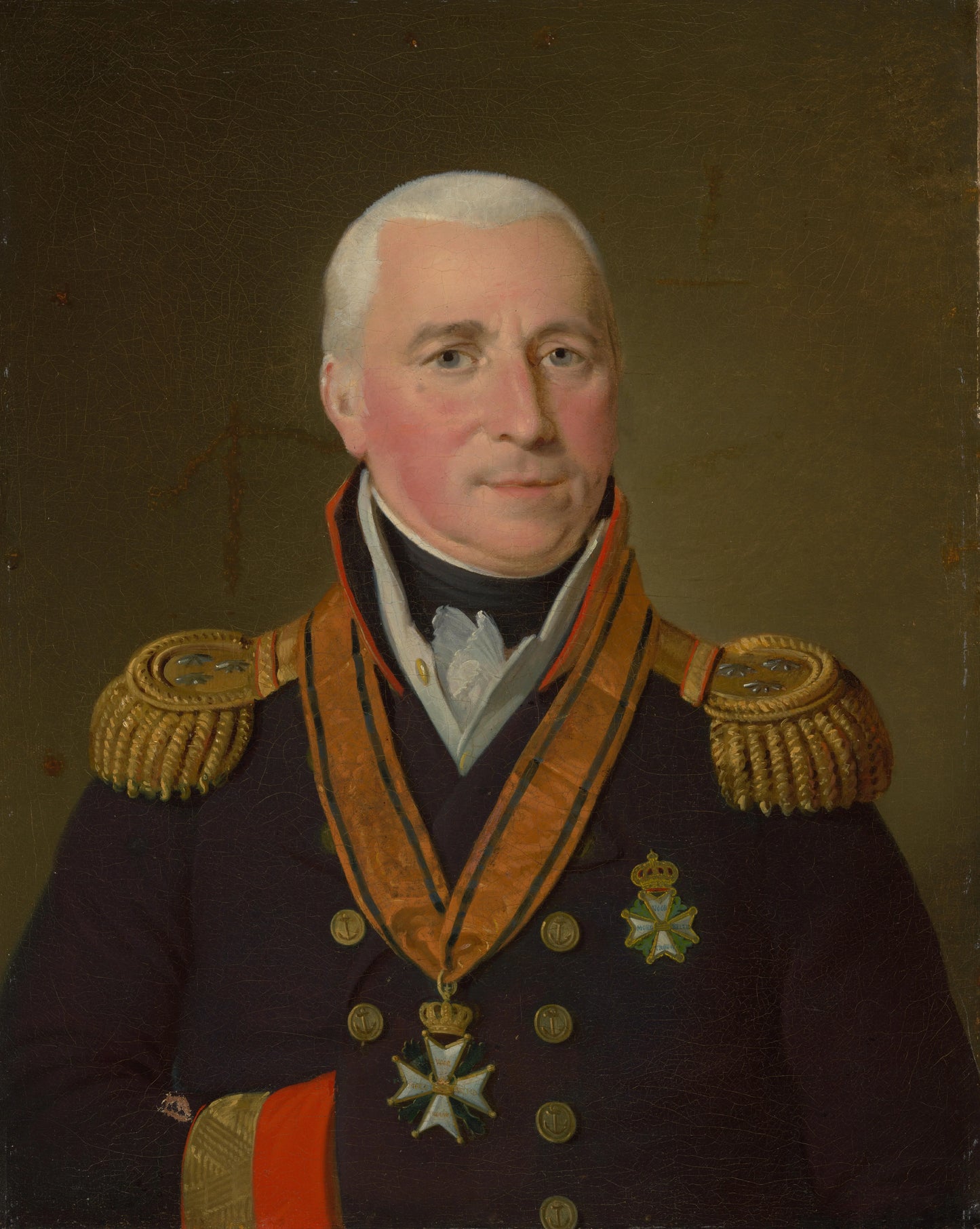 Portrait of Gerrit Verdooren (1757-1824), Vice-admiral – Adriaan de Lelie Vintage Portrait Art Print | Wall Art Poster