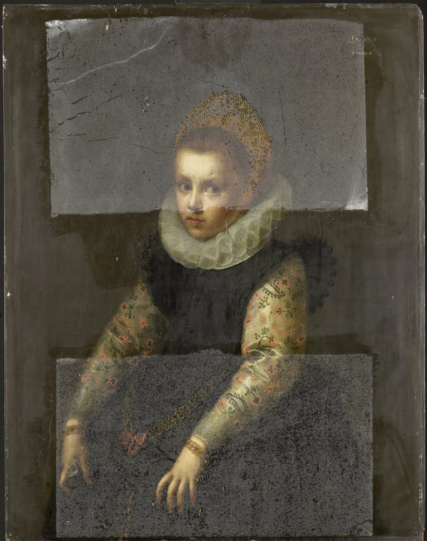 A Sister (b. 1600) of Catharina Fourmenois – Gortzius Geldorp Vintage Portrait Art Print | Wall Art Poster