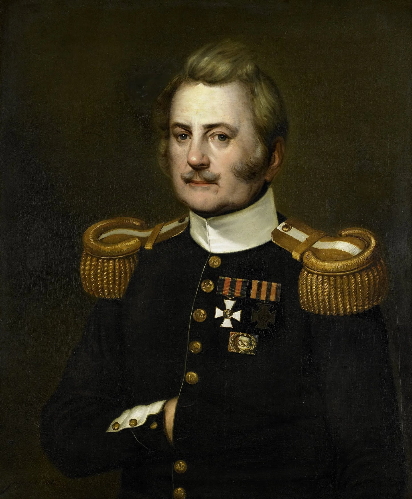 J. D. B. Wilkens, Lieutenant Colonel in the Infantry – Jurjen de Jong Vintage Art Print | Wall Art Poster