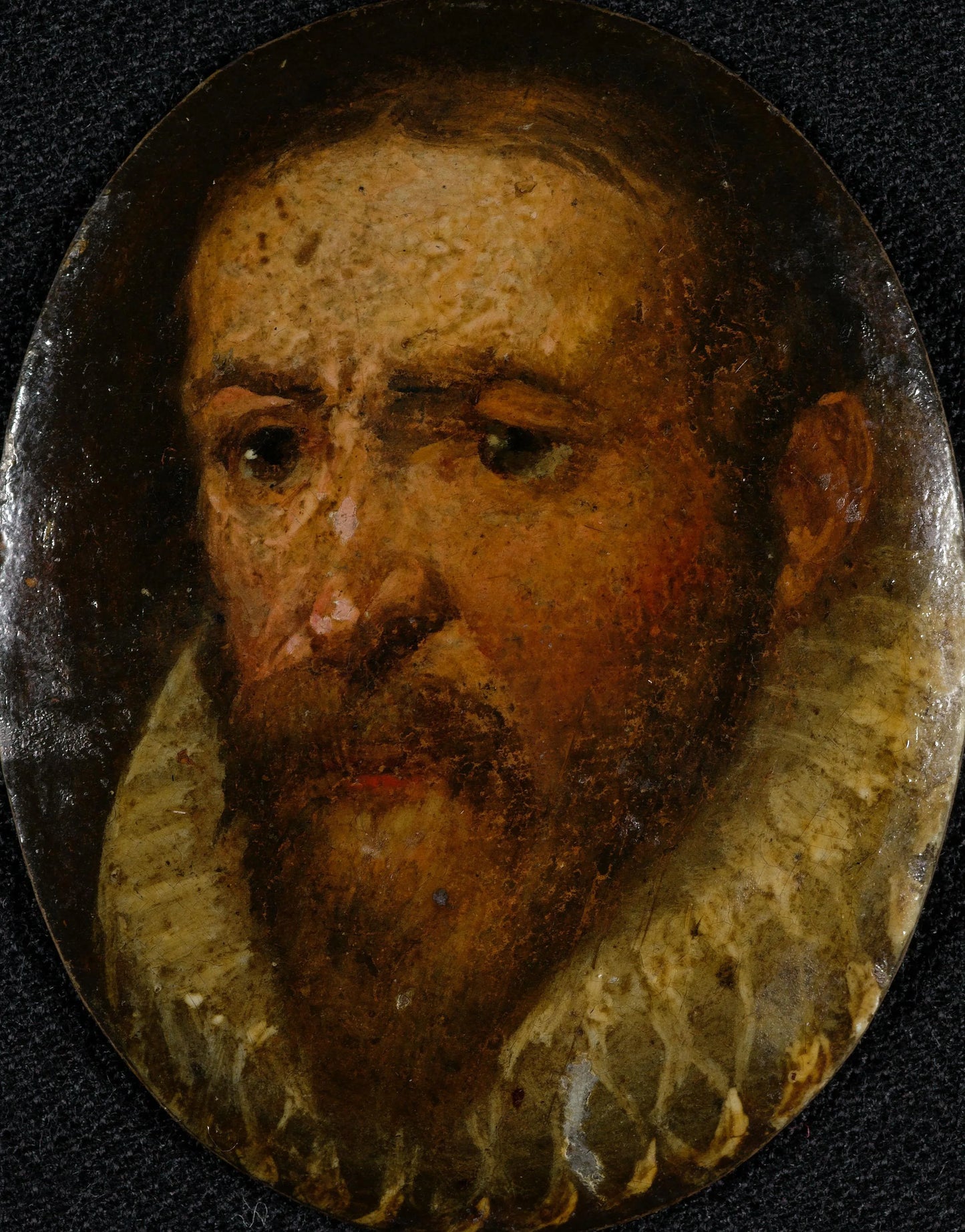 Portret van Johan van Oldenbarnevelt – attributed to Cornelis Saftleven Vintage Art Print | Wall Art Poster