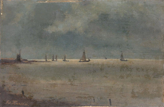 The Zuider Zee – Eduard Karsen Vintage Seascape Art Print | Wall Art Poster