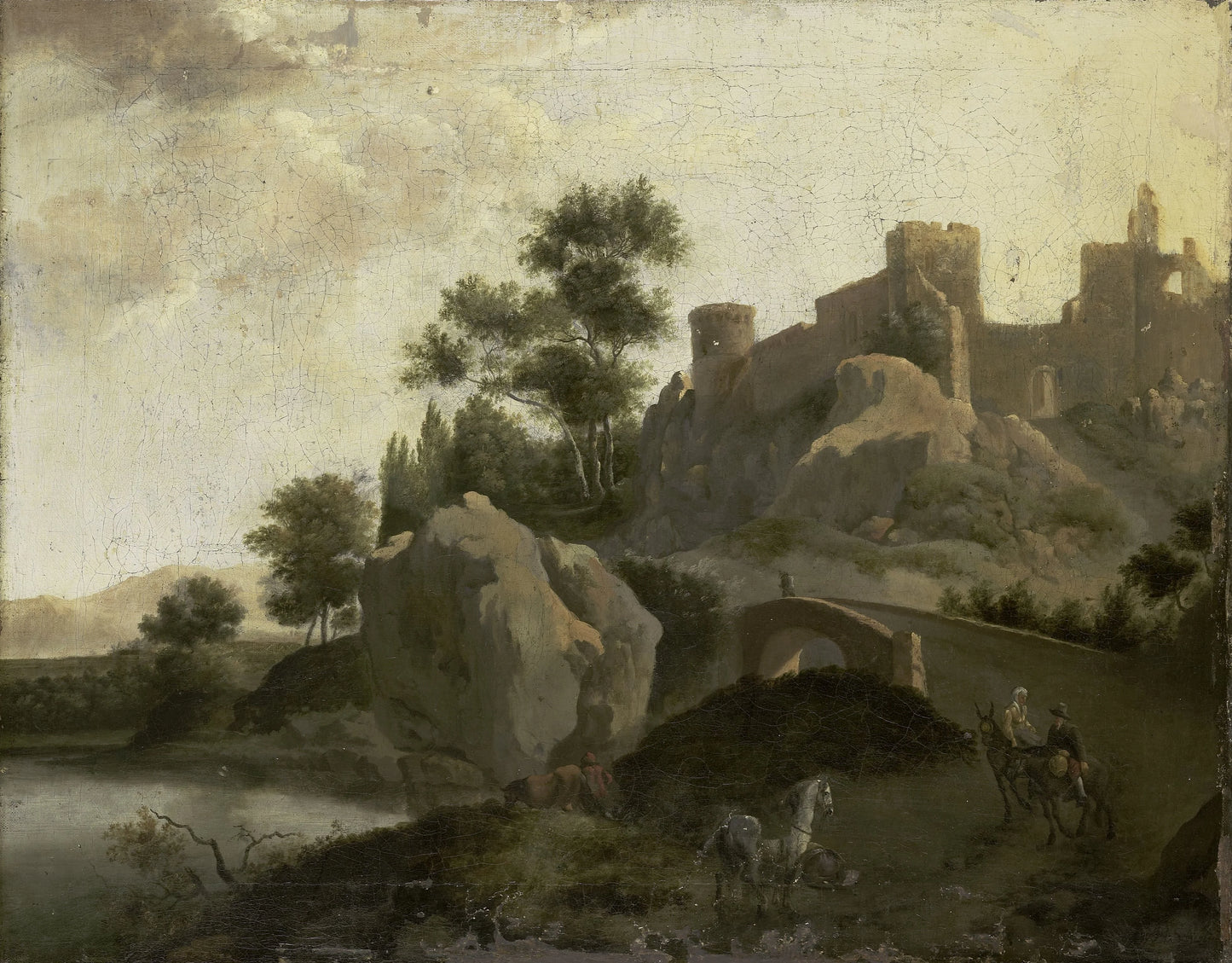 Italian Landscape – J.G. Schieblius Vintage Landscape Art Print | Wall Art Poster