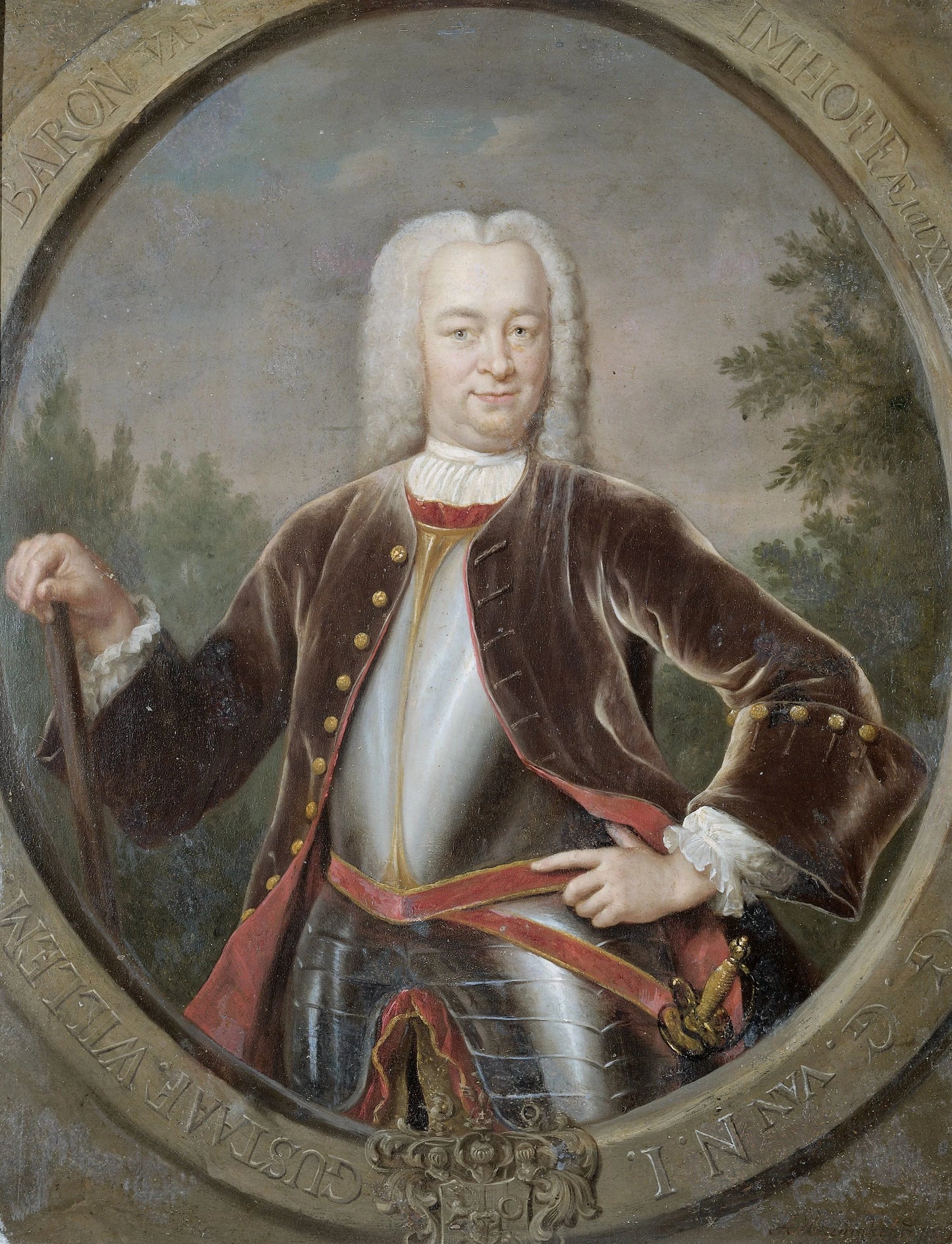 Portrait of Gustaaf Willem, Baron van Imhoff, Governor-General of the Dutch East India Company – Jan Maurits Quinkhard Vintage Portrait Art Print | Wall Art Poster