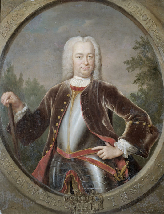Portrait of Gustaaf Willem, Baron van Imhoff, Governor-General of the Dutch East India Company – Jan Maurits Quinkhard Vintage Portrait Art Print | Wall Art Poster