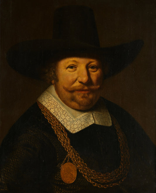 Portrait of Joos van Trappen, called Banckert, Vice-Admiral of Zeeland – anonymous Vintage Portrait Art Print | Wall Art Poster
