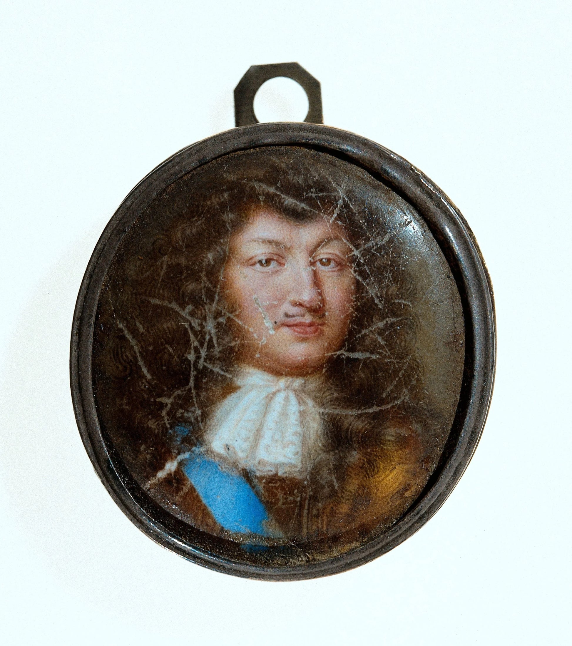 Lodewijk XIV (1638-1715), koning van Frankrijk – Jean Petitot (le vieux) Vintage Portrait Art Print | Wall Art Poster